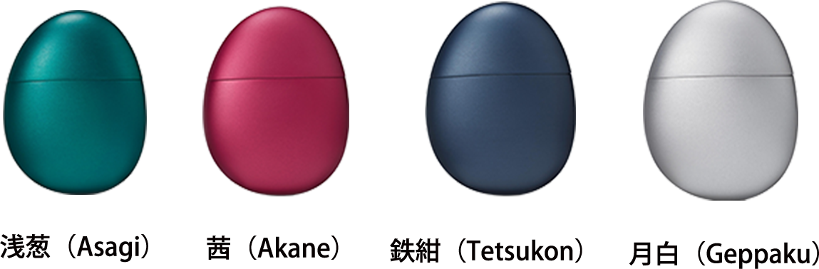 浅葱・茜・鉄紺・月白・